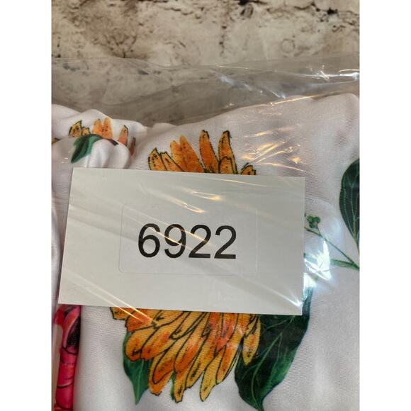 Asos Dress Womens 8 Shift Bright Florals Long Bell Sleeve Stretch Multicolor - Picture 13 of 16